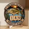 Custom Wooden Tracker Sign - Personalized Birthday Fishing Gifts For Fisherman - Just One More Cast