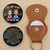 Custom Pocket Hug - Personalized Birthday Gifts For Mom, Son - Forever Your Little Boy