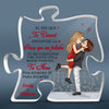 Placa Acrílica Personalizada En Forma De Rompecabezas – Regalo De Aniversario De Bodas Para Esposo Y Esposa, Para Él Y Para Ella – Encaje Perfecto Para Siempre