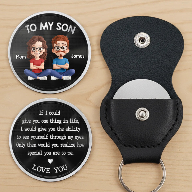 Custom Pocket Hug - Personalized Birthday Gifts For Mom, Son - Always Here For You