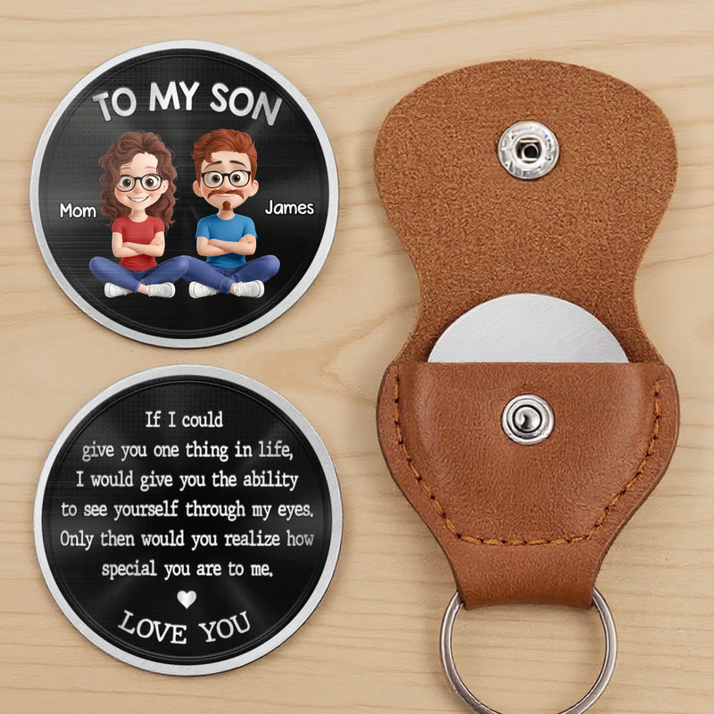 Custom Pocket Hug - Personalized Birthday Gifts For Mom, Son - Always Here For You