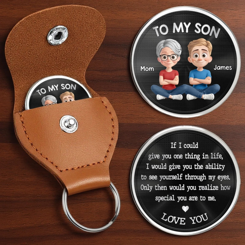 Custom Pocket Hug - Personalized Birthday Gifts For Mom, Son - Always Here For You