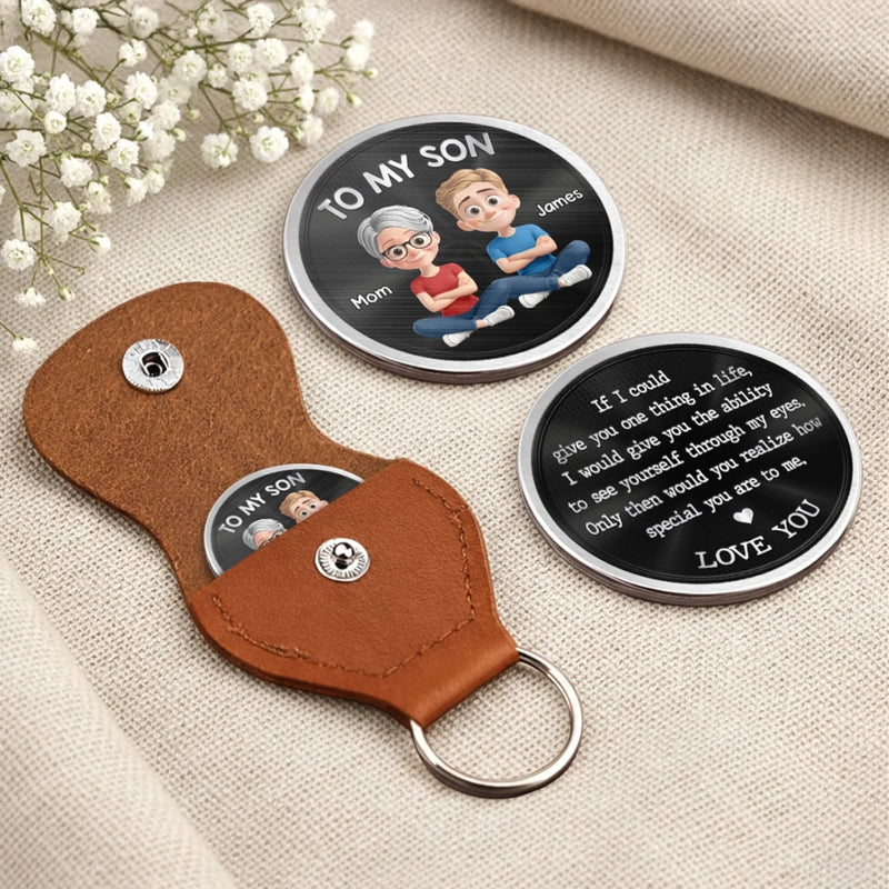 Custom Pocket Hug - Personalized Birthday Gifts For Mom, Son - Always Here For You