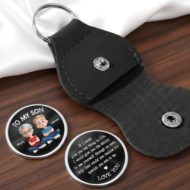 Custom Pocket Hug - Personalized Birthday Gifts For Mom, Son - Always Here For You