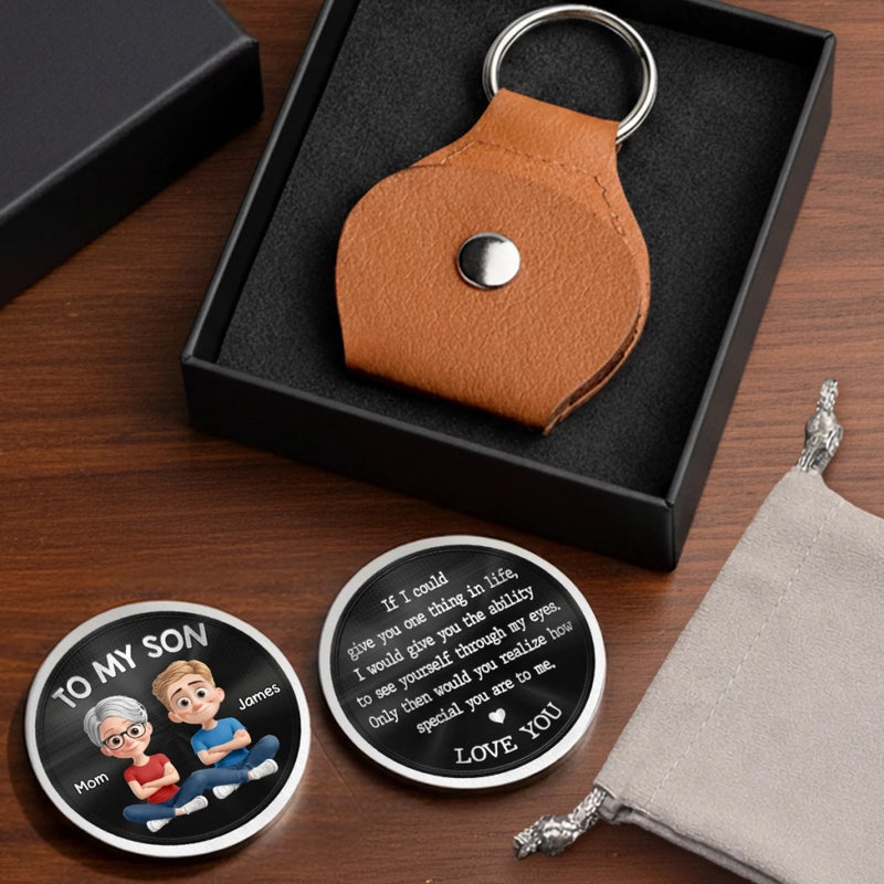 Custom Pocket Hug - Personalized Birthday Gifts For Mom, Son - Always Here For You