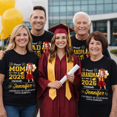 Custom Unisex T-shirt, Premium T-shirt, Hoodie - Personalized Graduation Gifts For Him, Her - Dream Big Achieve Bigger