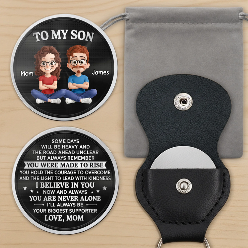 Custom Pocket Hug - Personalized Birthday Gifts For Mom, Son - Always By Your Side