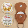Custom Pocket Hug - Personalized Best Friend Birthday Gifts For Women, Besties, Sisters, BFF - Life Is Better With A Sister