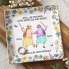 Custom Full-Print Jewelry Dish - Personalized Best Friend Birthday Gifts For Women, Besties, Sisters, BFF  - Besties For A Lifetime