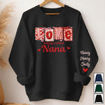 Custom Unisex Sweater, Hoodie - Personalized Mother's Day Birthday Gifts For Mom, Grandma - Heart Of The Family