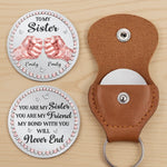 Custom Pocket Hug - Personalized Best Friend Birthday Gifts For Women, Besties, Sisters, BFF - Forever Linked By Love