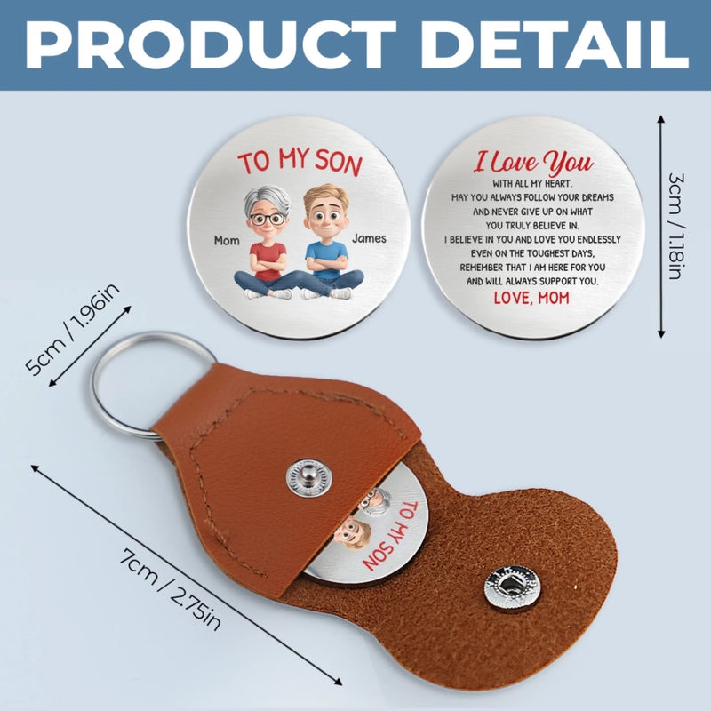 Custom Pocket Hug - Personalized Birthday Gifts For Mom, Son - Grateful For You