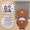 Custom Pocket Hug - Personalized Birthday Gifts For Mom, Son - Grateful For You