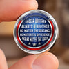 Custom Pocket Hug - Personalized America 250th Anniversary Gifts For Brother - Brothers Share One Soul