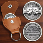 Custom Pocket Hug - Personalized Birthday Gifts For Brother - Unbreakable Bond Of Brothers