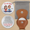 Custom Pocket Hug - Personalized Birthday Gifts For Mom, Son - Home Is Mom’s Hug