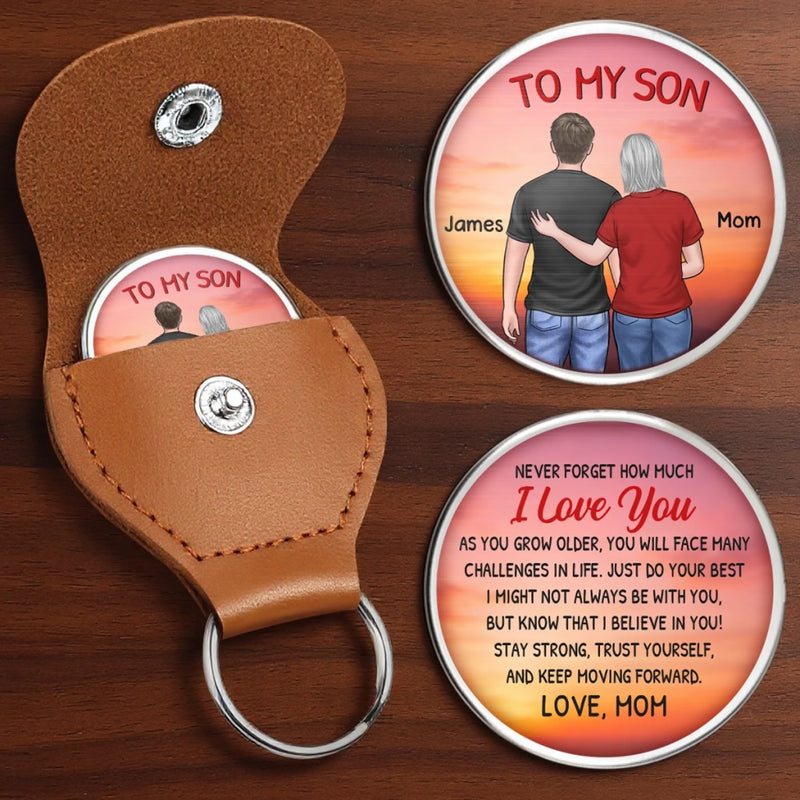 Custom Pocket Hug - Personalized Birthday Gifts For Mom, Son - I Believe In You