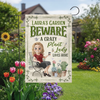 Custom Flag - Personalized Birthday Garden Gifts For Gardeners - Bloom Where You Grow