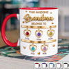 Custom 3D Inflated Effect Printed Accent Mug - Personalized Mother's Day Gifts For Mom, Grandma - Grandma And Mom Forever