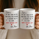 Custom Mug - Personalized Morher's Day Birthday Gifts For Daughter - Proud Of The Woman You Are