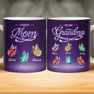 Custom Mug - Personalized Mother's Day Gifts For Mom, Grandma - Mom And Grandma Forever