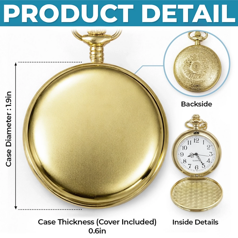 Custom Pocket Watch - Personalized Birthday Gifts For Brother - Once A Brother Always A Brother