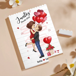 Bloques De Construcción Personalizados En Forma De Rectángulo Vertical – Regalo De Aniversario De Boda Personalizado Para Esposo Y Esposa, Para Él Y Para Ella – Siempre Eligiéndonos