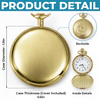 Custom Pocket Watch - Personalized Birthday Gifts For Brother -Same Blood Same Strength