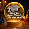 Custom Crystal Globe Lamp - Personalized Graduation Gifts For Him, Her  - Shine Into Your Future