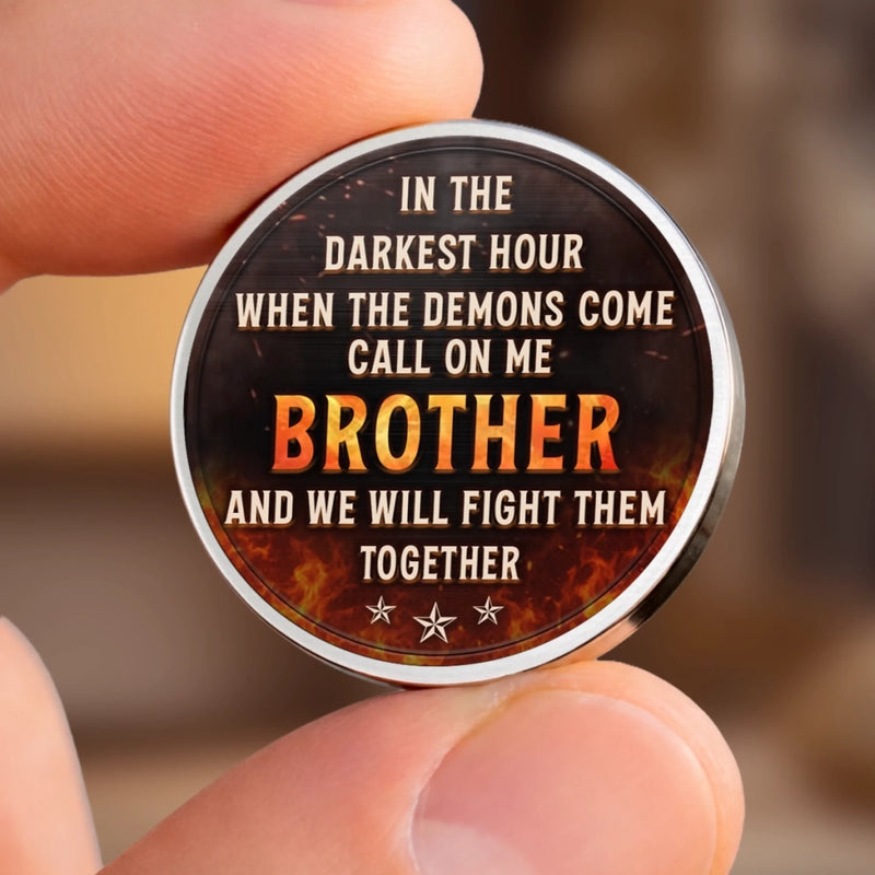 Custom Pocket Hug - Personalized Birthday Gifts For Brother - Brothers For Today And For Life