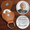 Custom Photo Pocket Hug - Personalized Memorial Sympathy Gifts For Loss Of Mom, Dad - In Loving Memory Of A Beautiful Soul