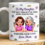 Custom 3D Inflated Effect Printed Mug - Personalized Mother's Day Gifts For Mom, Daughter - Love Beyond Words