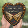 Custom Heart Shaped Stone With Stand - Personalized Anniversary Wedding Gifts For Husband And Wife, Him And Her - Endlessly Yours