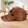 Custom Hat, All Over Print Classic Cap - Personalized 4th Of July Gifts For Dad, Grandpa - Home Of The Brave Dad