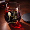 Custom Wine Glass - Personalized Mother's Day Birthday Gifts For Daughter - A Mother’s Proud Moment