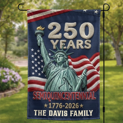 Custom Flag - Personalized America 250th Anniversary Gifts For Mom, Dad, Brother, Sister, Kids - Legacy Of Freedom And Unity