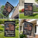 Custom Flag - Personalized America 250th Anniversary Gifts For Mom, Dad, Brother, Sister, Kids - Stars Shine With Pride