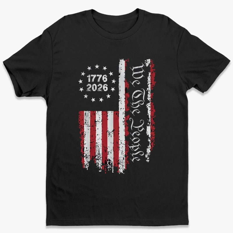 Custom Unisex T-shirt, Premium T-shirt, Hoodie - Personalized America 250th Anniversary Gifts For Men And Women - Freedom Never Fades