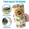 Custom Sunflower Tumbler - Personalized Mother's Day Birthday Gifts For Mom, Grandma - Grandma Life, Best Life