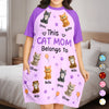 Custom Women's Sleep Tee - Personalized Mother's Day Birthday Gifts For Dog Cat Lovers, Dog Dad And Mom, Cat Owners - Life Is Better With Pets