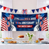 Custom Polyester Outdoor Banner - Personalized America 250th Anniversary Gifts For Mom, Dad, Brother, Sister, Kids - Party Like It’s 1776