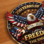 Custom Wood Sign - Personalized America 250th Anniversary Gifts For Family - Proud Of Our Shared Story