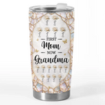 Custom Tumbler - Personalized Mother's Day Birthday Gifts For Mom, Grandma - Grandma’s Blooming Love