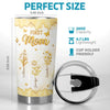 Custom Tumbler - Personalized Mother's Day Birthday Gifts For Mom, Grandma - A Garden Of Love