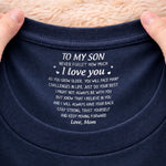 Custom Inside Neck Print T-Shirt - Personalized Birthday Gifts For Son, Daughter - Keep Moving Forward