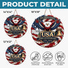 Custom Wood Sign - Personalized America 250th Anniversary Gifts For Mom, Dad, Brother, Sister, Kids - Legacy Of Brave Souls