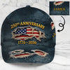 Custom Hat, All Over Print Classic Cap - Personalized America 250th Anniversary Gifts For Women, Men - Built On Liberty