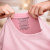 Custom Inside Neck Print T-Shirt - Personalized Birthday Gifts For Daughter - You’ll Always Be My Baby