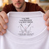 Custom Inside Neck Print T-Shirt - Personalized Anniversary Wedding Gifts For Husband And Wife, Him And Her - Always By Your Side