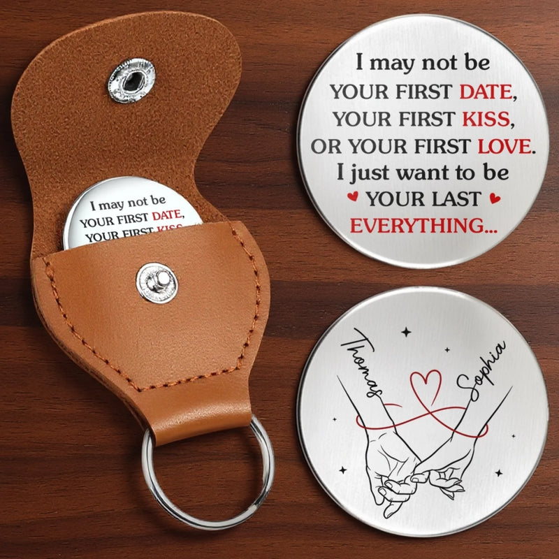 New Arrival, Custom Pocket Hug - Personalized Anniversary Wedding Gifts For Husband And Wife, Him And Her - Let Me Hold Your Hand AMZ